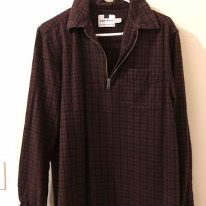 Topman Quarter Zip. Size Medium.